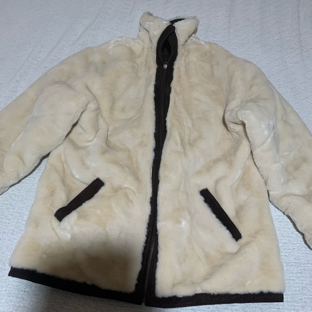 Middle brook park leather jacket 2 sides size M